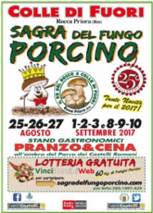 Sagra del Fungo Porcino a Rocca Priora (RM) | Sagre nel Lazio