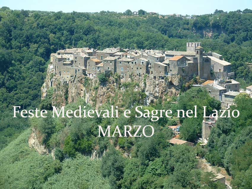 Feste Medievali e Sagre nel Lazio - Marzo Feste Medievali e Sagre nel Lazio - Marzo