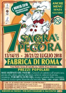 Sagra della Pecora 2018 a Fabrica di Roma (VT) | Sagre nel Lazio