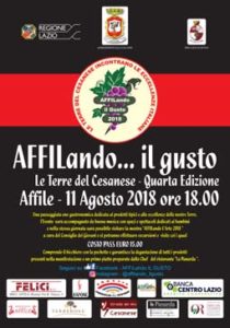 Affilando...il Gusto 2018 ad Affile | Fiere nwel Lazio