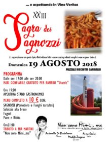 Sagra dei Sagnozzi 2018 a Riofreddo (RM) | Sagre nel Lazio