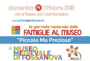 La Giornata Nazionale delle Famiglie al Museo a Fossanova (LT)