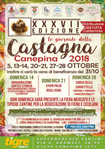 Giornate della Castagna 2018 a Canepina (VT) | Sagre nel Lazio