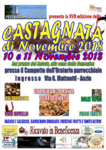 Castagnata di Novembre 2018 ad Anzio | Sagre nel Lazio