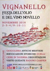 Festa dell'Olio e del Vino Novello 2018 a Vignanello (VT) | Sagre nel Lazio