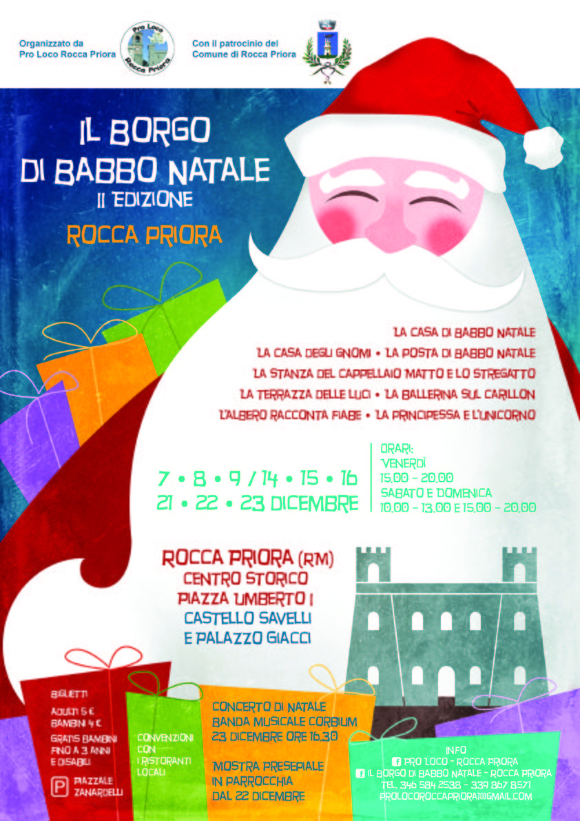 Babbo Natale 8 Dicembre Roma.Il Borgo Di Babbo Natale A Rocca Priora Rm Lazio Nascosto