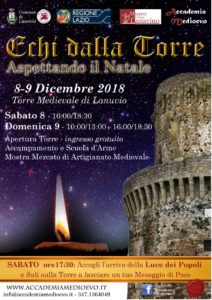 Aspettando il Natale, Echi dalla Torre 2018 a Lanuvio (RM) | Eventi nel Lazio