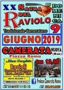 Sagra del Raviolo Cameratano 2019 a Camerata Nuova (RM) | Sagre nel Lazio