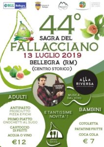 Sagra del Fallacciano 2019 a Bellegra (RM) | Sagre nel Lazio