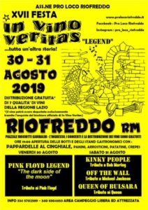 Festa in Vino Veritas 2019 a Riofreddo (RM) | Sagre nel Lazio