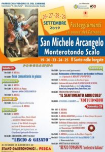 Festa del Patrono San Michele Arcangelo 2019 a Monterotondo Scalo (RM) | Feste Patronali del Lazio