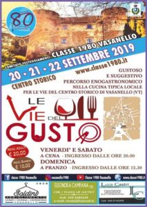 Le Vie del Gusto 2019 a Vasanello (VT) | Eventi enogastronomici nel Lazio