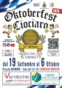 Oktoberfest Ciociaro 2019 a Isola del Liri (FR) | Eventi nel Lazio