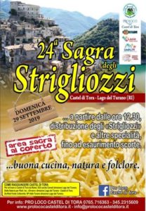 Sagra degli Strigliozzi 2019 a Castel di Tora (RI) | Sagre nel Lazio