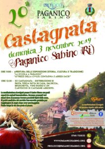 Castagnata 2019 a Paganico Sabino (RI) | Sagre nel Lazio
