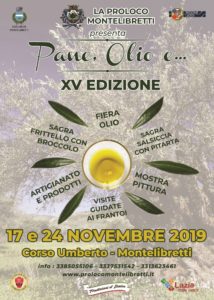 Pane, Olio e... 2019 a Montelibretti (RM) | Eventi Enogastronomici nel Lazio