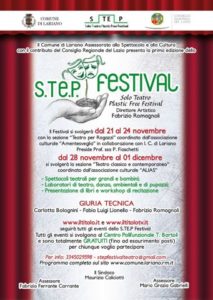 S.TE.P. FESTIVAL - Solo Teatro Plastic Free Festival 2019 a Lariano (RM) | Eventi teatrali nel Lazio