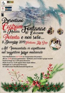 Castrum Fontanae...Polenta e non solo 2019 a Fontana Liri Superiore (FR) | Eventi di Natale nel Lazio
