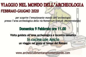 In cucina con Apicio” visita guidata all’area archeologica e incontro tematico un viaggio nel gusto al tempo dei Romani 2020