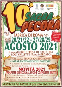 Sagra della Pecora 2021 a Fabrica di Roma | Lazio Nascosto