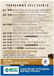 Programma Sagra Falia e Broccoletti 2022 a Priverno | Lazio Nascosto
