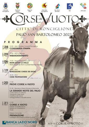 Palio di San Bartolomeo a Ronciglione (VT) 2022 | Feste Medievali e Rievocazioni Storiche nel Lazio