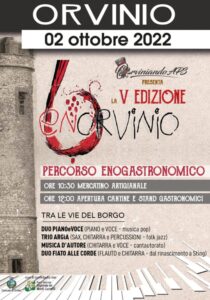 Enorvinio 2022 a Orvinio (RI) | Eventi enogastronomici nel Lazio