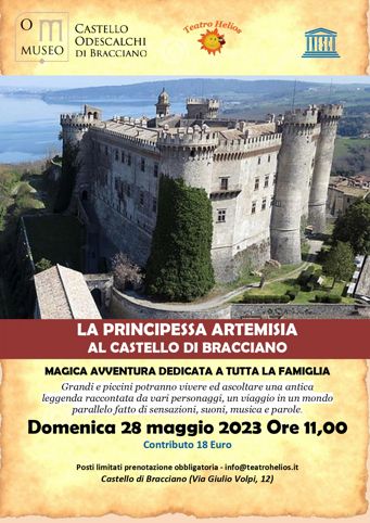 La Principessa Artemisia al Castello di Bracciano - Teatro Helios- Visite | Lazio Nascosto