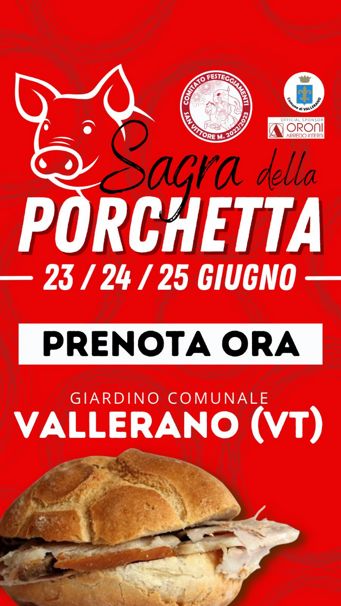 Sagra della Porchetta 2023 a Vallerano (VT) | Lazio Nascosto