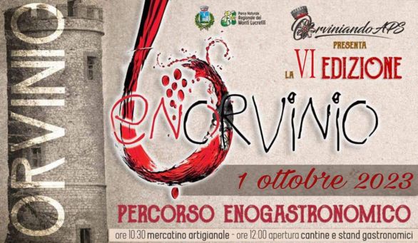 Enorvinio 2023 a Orvinio (RI) | Eventi enogastronomici nel Lazio