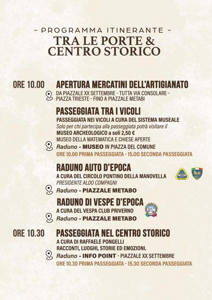 Programma Sagra Falia e Broccoletti 2025 a Priverno | Lazio Nascosto