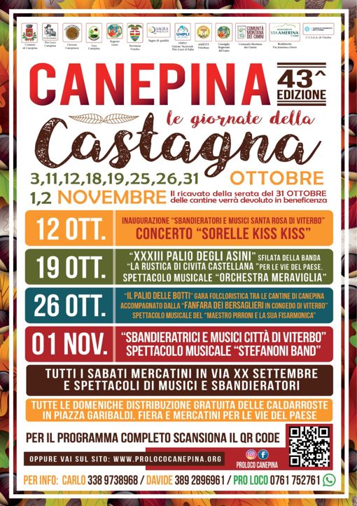 Le Giornate della Castagna 2025 a Canepina (VT) | Lazio Nascosto