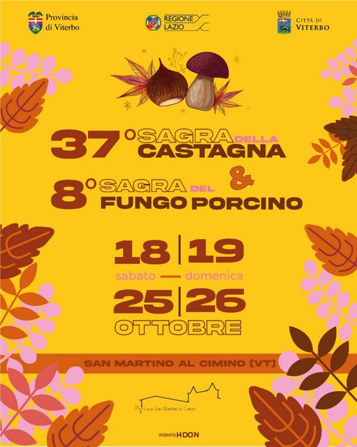 Sagra della Castagna e del Fungo Porcino 2025 a San Martino al Cimino (VT) | Sagre nel Lazio